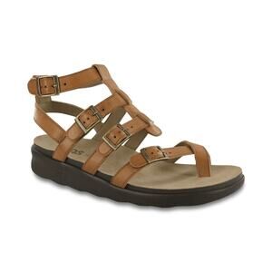 SAS Women's Tan Gladiator Sandals NWT size 9.5 wide